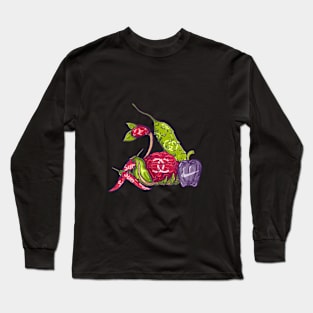 Hypebeast Vegetable Art Long Sleeve T-Shirt